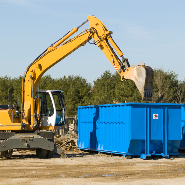 is there a minimum or maximum amount of waste i can put in a residential dumpster in French Camp Mississippi